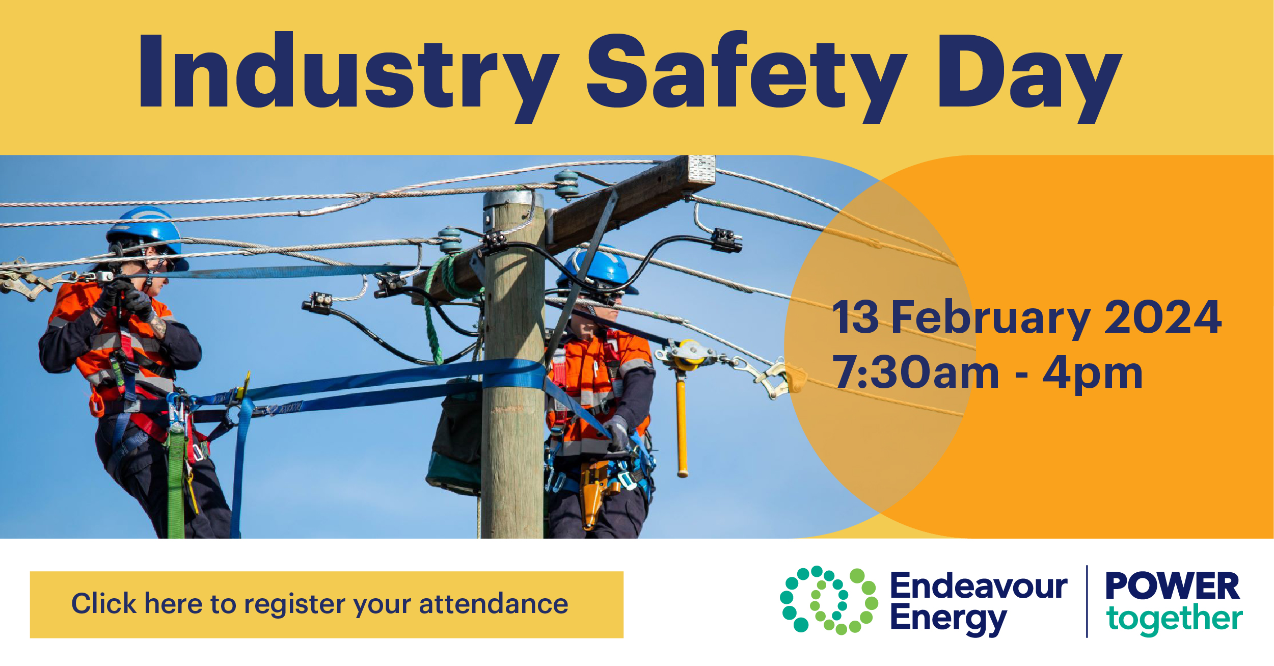 Save the date Endeavour Energy